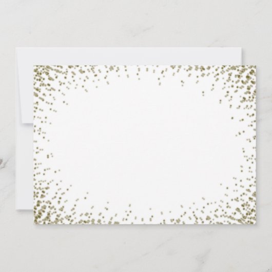 Maid of Honor | GoudConfetti Kaart (Achterkant)