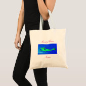 Maid of Honor green mermaid Tote Bag (Voorkant (product))