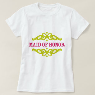 Maid of Honor (Hot Pink en Chartreuse) T-shirt