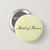 Maid of Honor Ivory Button (Voorkant /achterkant)