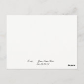 Maid of Honor Jewelry Sjabloon Briefkaart (Achterkant)