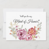 Maid of Honor Kaart (Voorkant)