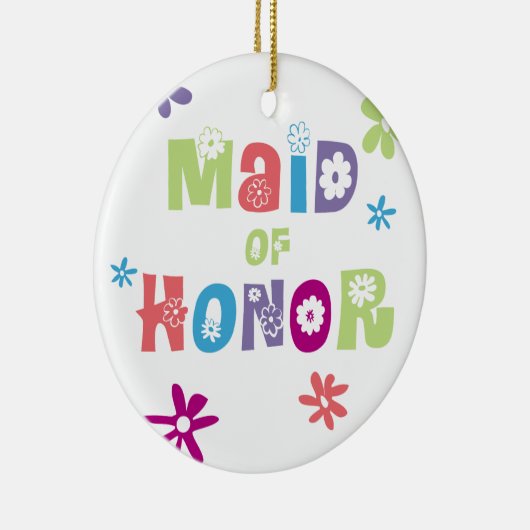 Maid of Honor Keramisch Ornament (Rechts)