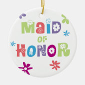 Maid of Honor Keramisch Ornament (Voorkant)