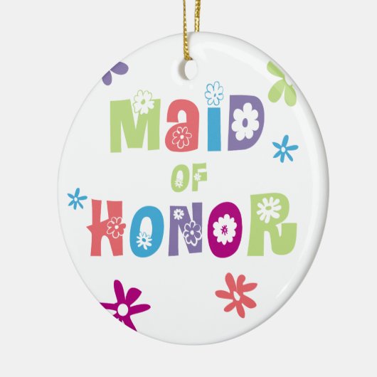 Maid of Honor Keramisch Ornament (Links)