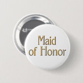 Maid of Honor-knop Ronde Button 5,7 Cm (Voorkant /achterkant)
