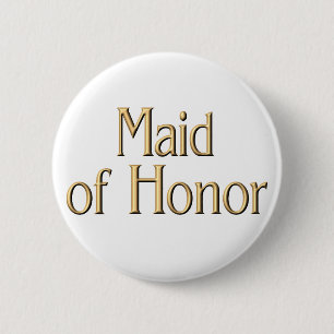 Maid of Honor-knop Ronde Button 5,7 Cm