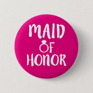 Maid of Honor-knop Ronde Button 5,7 Cm