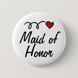Maid of Honor-knop Ronde Button 5,7 Cm