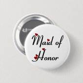 Maid of Honor-knop Ronde Button 5,7 Cm (Voorkant /achterkant)