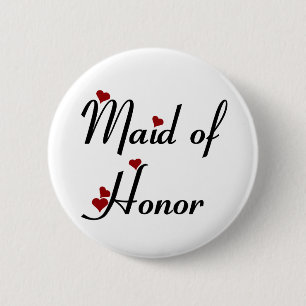 Maid of Honor-knop Ronde Button 5,7 Cm