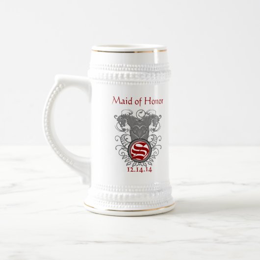 Maid of Honor:  leeuw uit de middeleeuwen Bierpul (Links)