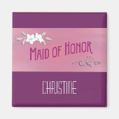 Maid of Honor Magenta Magneet (Voorkant)