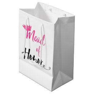 "Maid of Honor" Medium Cadeauzakje