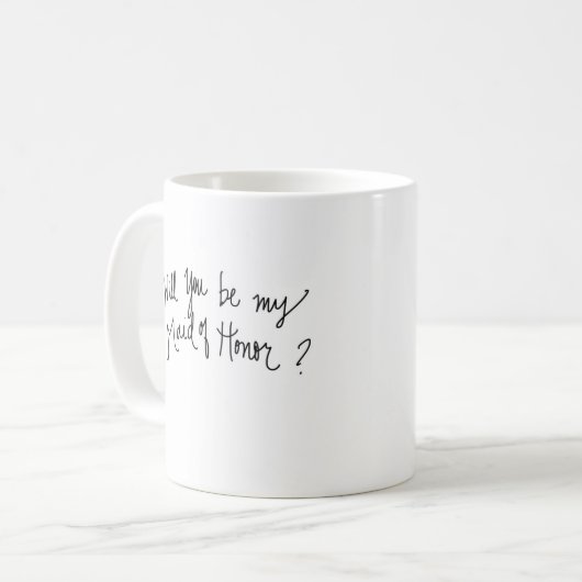 Maid of Honor? Mok Dk Brunette Bride Brunette Maid (Voorkant links)