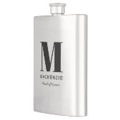 Maid of Honor Monogram Name Flacon (Links)