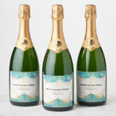 Maid of Honor nodigt Bubbly Champagne uit, Prosecc Sparkling Wijnetiket (Flessen)