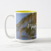 Maid of Honor Palm Trees Gepersonaliseerde Mokken (Links)