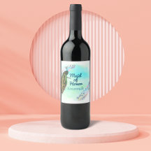 Maid of Honor  Peacock Favor