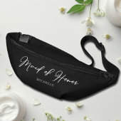Maid of Honor Personalized Chic Bachelorette Party Heuptasje