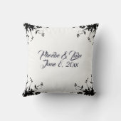 Maid of Honor Personalized White Kussen (Achterkant)
