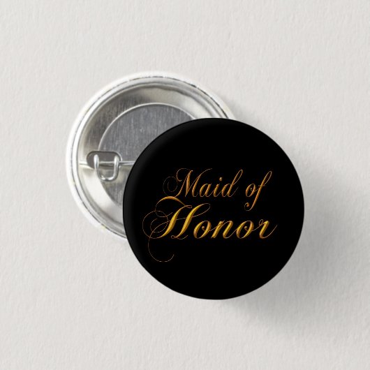 Maid of Honor Pin Button (Voorkant /achterkant)