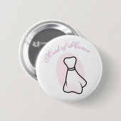 Maid of Honor Pin Ronde Button 5,7 Cm (Voorkant /achterkant)