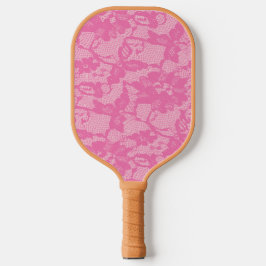 Maid of Honor Pink Lace Print Pickleball Paddle