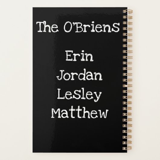 Maid of Honor Planner (Achterkant)