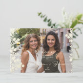 Maid of Honor Proposal Botanical Frame Photo (Staand voorkant)