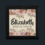 Maid of Honor proposal Gift Custom Vrijgezellenfee Cadeaudoosje<br><div class="desc">Op zoek naar het perfecte cadeau voor je dienstmeisje? Kijk uit naar de boho cottcore met een gepersonaliseerd huwelijksthema op de sieraden van de bruidpartij. Dit unieke en gepersonaliseerde cadeau is perfect voor elke bruid van eer die je wilt worden. Het is niet alleen een geweldige manier om je waardering...</div>