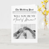 Maid of Honor Proposal, Verenigd Koninkrijk Kaart (Gele Bloem)