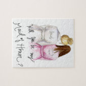Maid of Honor? Puzzle Bl Bun Bride BrR Long Maid Legpuzzel (Horizontaal)