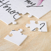 Maid of Honor? Puzzle Blonde Bun Bride Bl Bun Maid Legpuzzel (Zijkant)