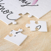 Maid of Honor? Puzzle Blonde Bun Bride Br Bun Maid Legpuzzel (Zijkant)