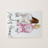Maid of Honor? Puzzle Br Long Bride Bl Bun Maid Legpuzzel (Horizontaal)