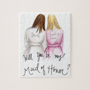 Maid of Honor? Puzzle Br Long Bride Bl Long Maid Legpuzzel