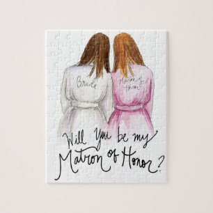 Maid of Honor? Puzzle Br Long Bride R Long Maid Legpuzzel
