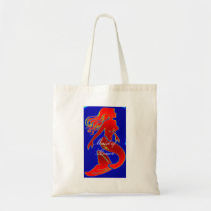 Maid of Honor red mermaid Tote Bag