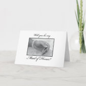 Maid of Honor Request Black, White (Voorkant)