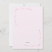 Maid of Honor Request Card Kaart (Achterkant)