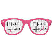 Maid of Honor Retro Script Zonnebril (Voorkant)