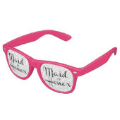 Maid of Honor Retro Script Zonnebril (Gekanteld)