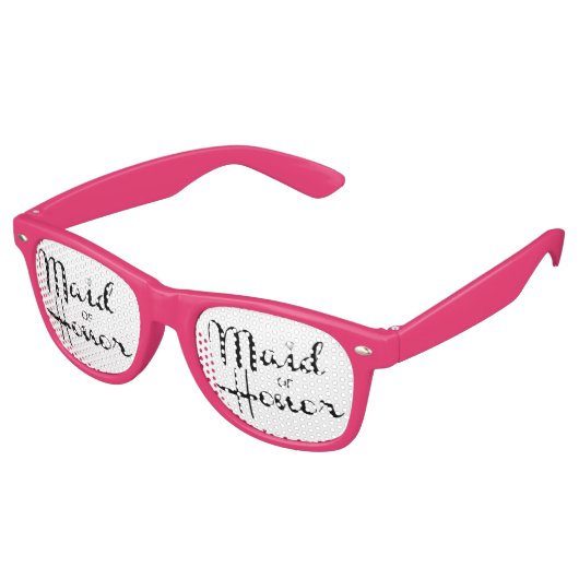 Maid of Honor Retro Script Zonnebril (Gekanteld)