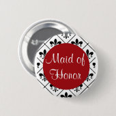 Maid of Honor Ronde Button 5,7 Cm (Voorkant /achterkant)