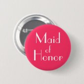 Maid of Honor Ronde Button 5,7 Cm (Voorkant /achterkant)