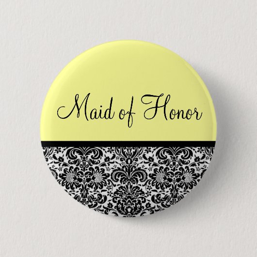 Maid of Honor Ronde Button 5,7 Cm (Voorkant)