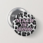 Maid of Honor Ronde Button 5,7 Cm (Voorkant /achterkant)