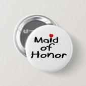 Maid of Honor Ronde Button 5,7 Cm (Voorkant /achterkant)