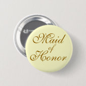 Maid of Honor Ronde Button 5,7 Cm (Voorkant /achterkant)